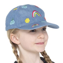 GL960 Kids Denim Cap with Embroidery