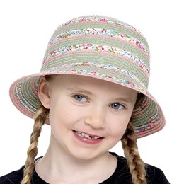 GL964 Girls Straw Hat