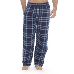 HT044 Mens Yarn Dyed Check Pants - Blue Check