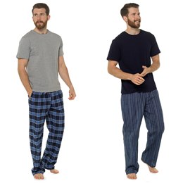 HT235 Men's Foxbury Jersey Short Sleeve T-Shirt & Woven Pants - (24pcs)