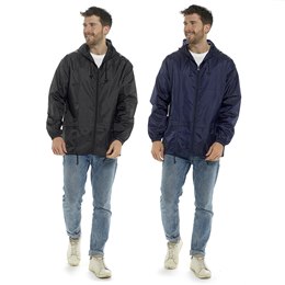 JK505 Mens Shower And Wind Resistant Pac A Mac in CDU