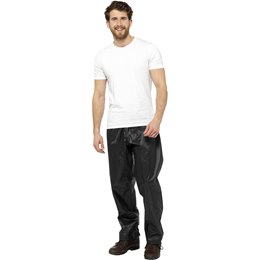 JK520 ADULTS WATERPROOF TROUSERS - BLACK