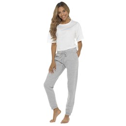 LN1364GY Ladies Indigo Slim Fit Jogger Brushed inside - Grey Marl