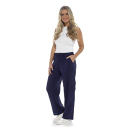 LN344 Ladies Linen Blend Utility Trouser in Navy