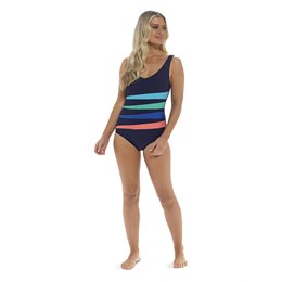 LN371 Ladies Swimsuit With Contrast Panels