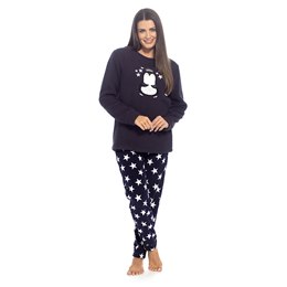 LN480 Ladies Sharpa Fleece Penguin Applique and Polar Fleece AOP Pants