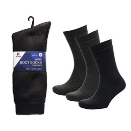 SK029 Mens 3 Pack Boot Socks