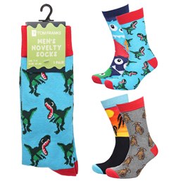 SK1029 Mens 1 Pair Novelty Socks