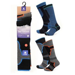 SK1166 Mens 2pk Thermal Ski Socks