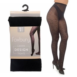 SK1420 Ladies 50D Leopard Design Tights