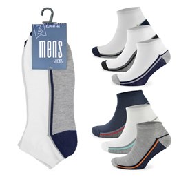 SK145 Mens 3 Pack Trainer Socks