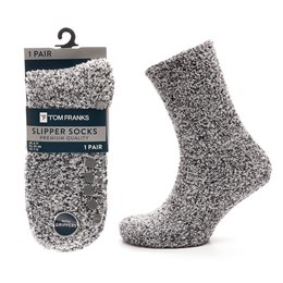 SK172 Men's Grey Cosy Slipper Socks