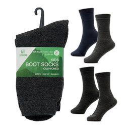 SK179 Boys 2 Pack Boot Socks