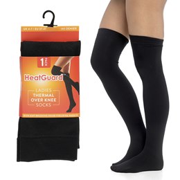 SK191 Ladies Thermal Over The Knee Socks