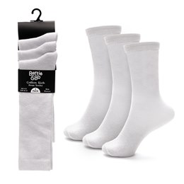 SK353A Girls 3 Pack White Knee High Socks