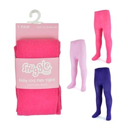 SK365 Baby Girls Plain Tights