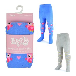 SK366 Baby Girls Design Tights