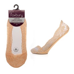SK432ND Ladies Lace Nude Liners